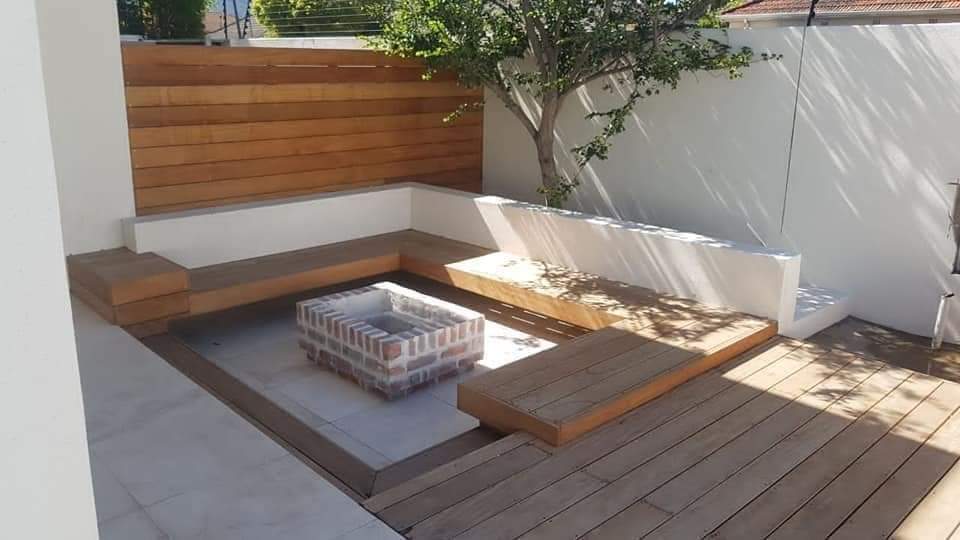 Wooden deck